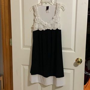 Black & White  Summer Dress